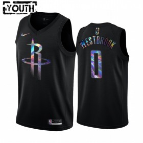 Dres Houston Rockets Russell Westbrook 0 Iridescent HWC Collection Swingman - Dječji